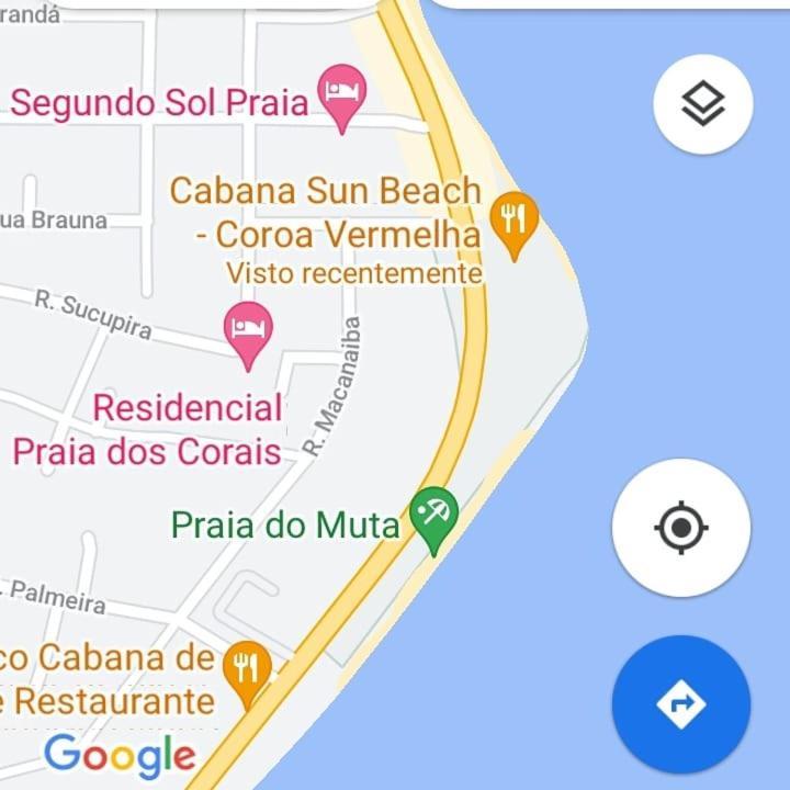 Apto 300Mt Praia Coroa Vermelha Santa Cruz Cabralia Bagian luar foto